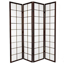 4 Panel Zen Room Divider Screen